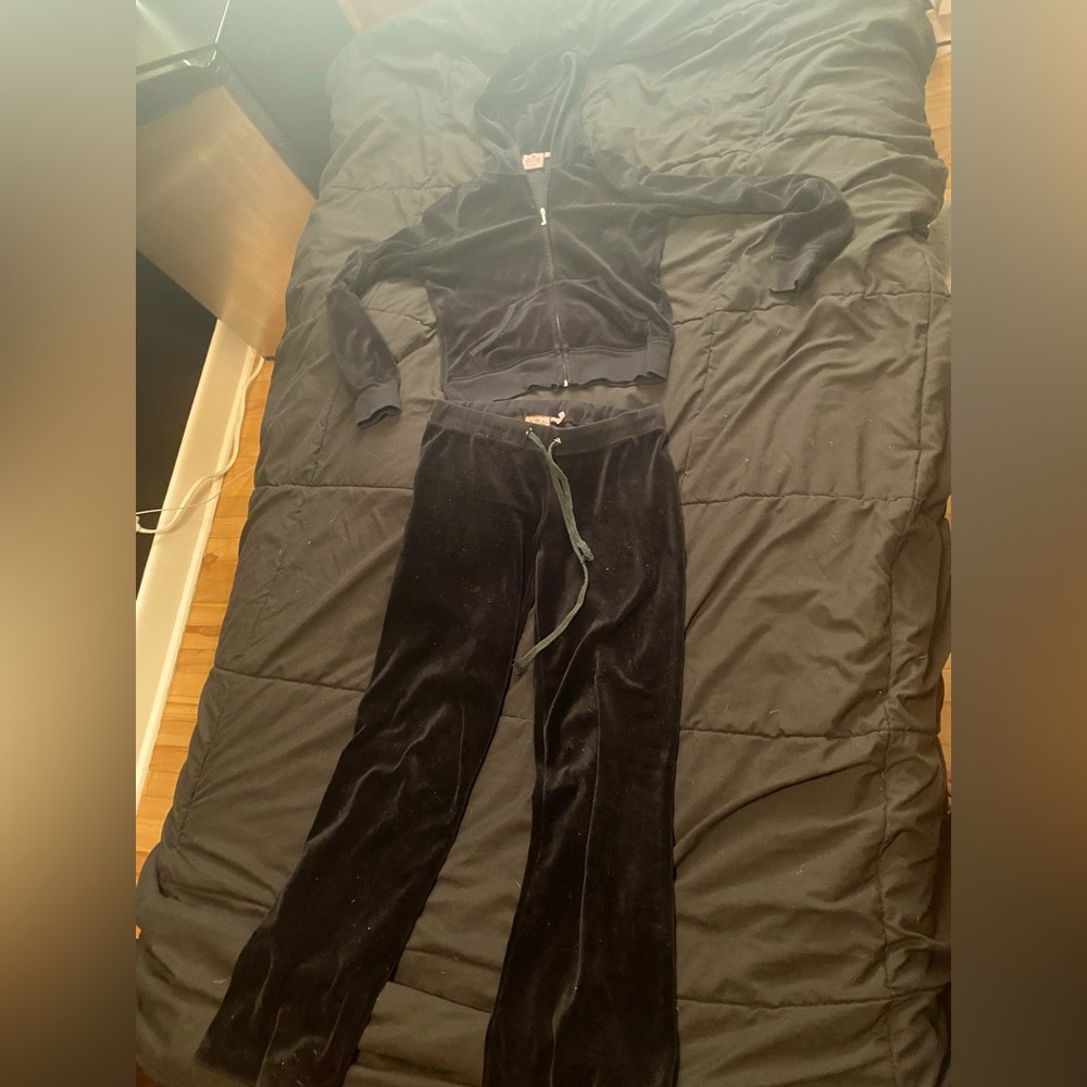 *VINTAGE* JUICY COUTURE Black tracksuits
